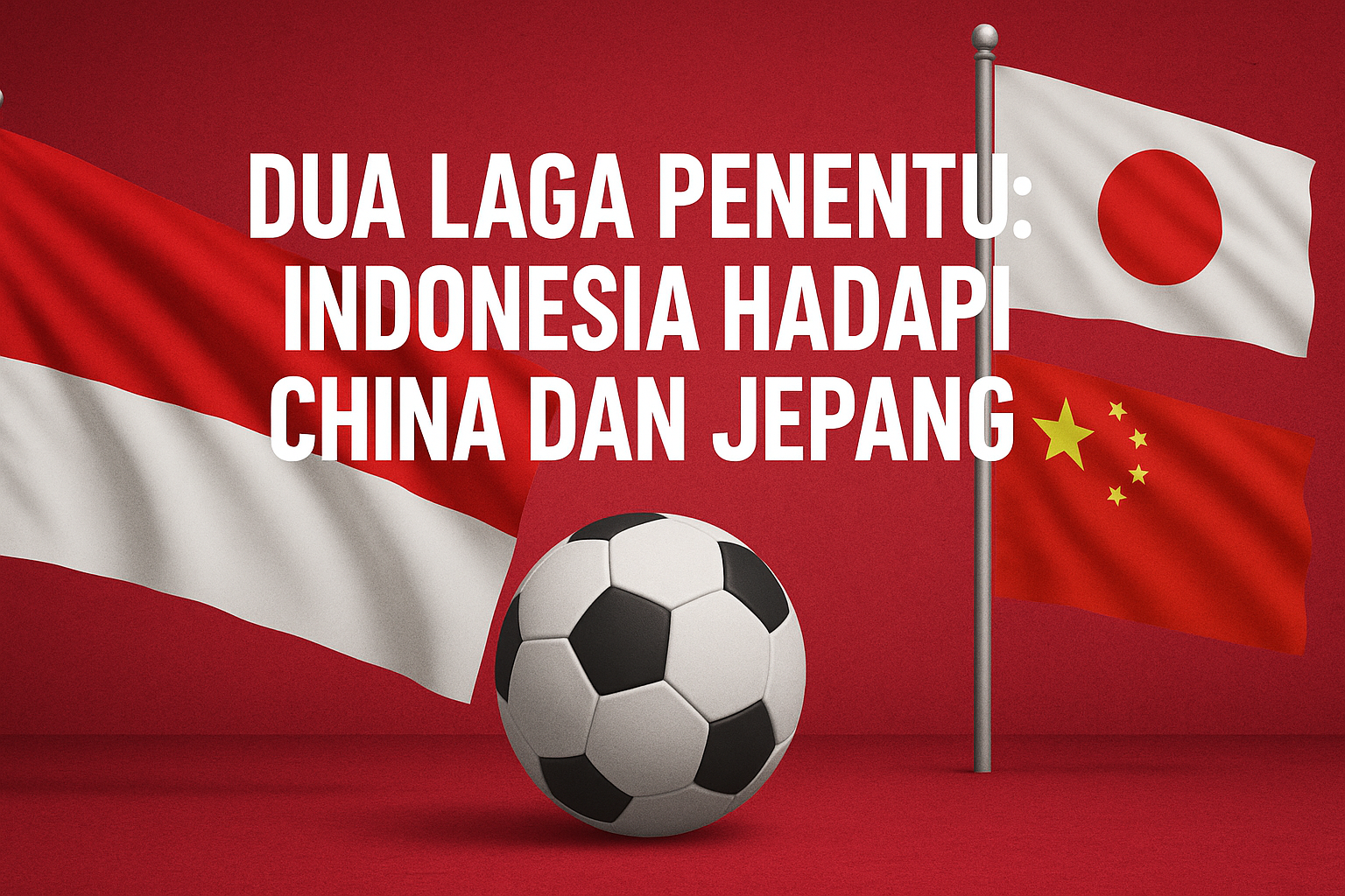 Indonesia vs China & Jepang: Peluang Lolos Otomatis ke Piala Dunia 2026