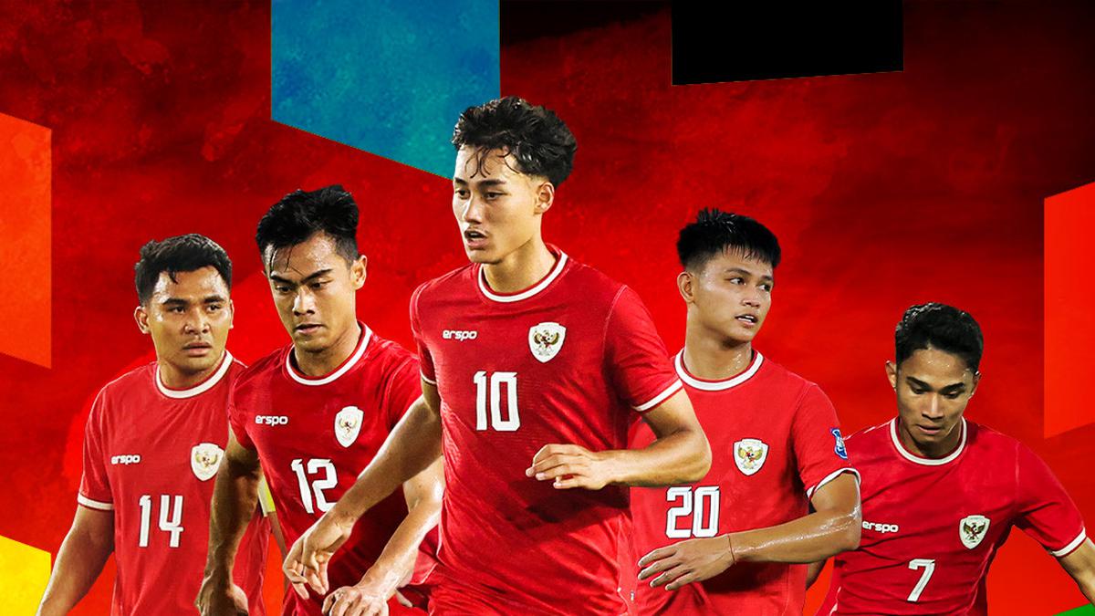 Pemain Timnas Indonesia berpose bersama menjelang pertandingan Piala dunia 2026