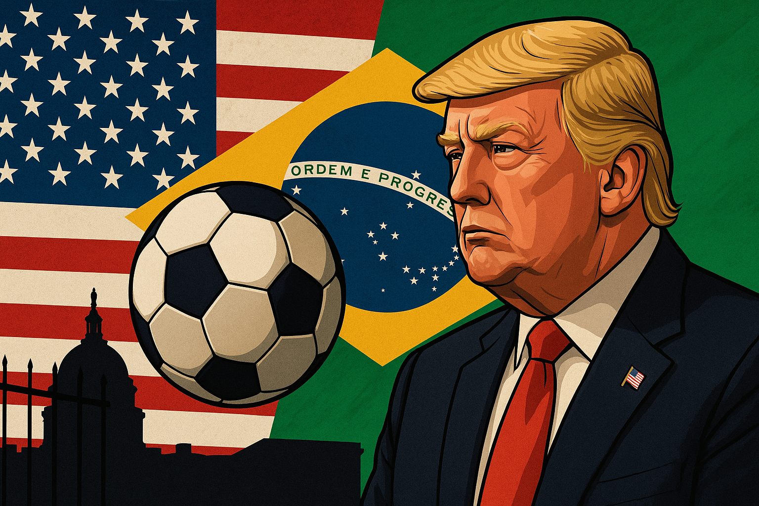 Trump Ancam Larang Visa Brasil, Piala Dunia 2026 Terancam Panas