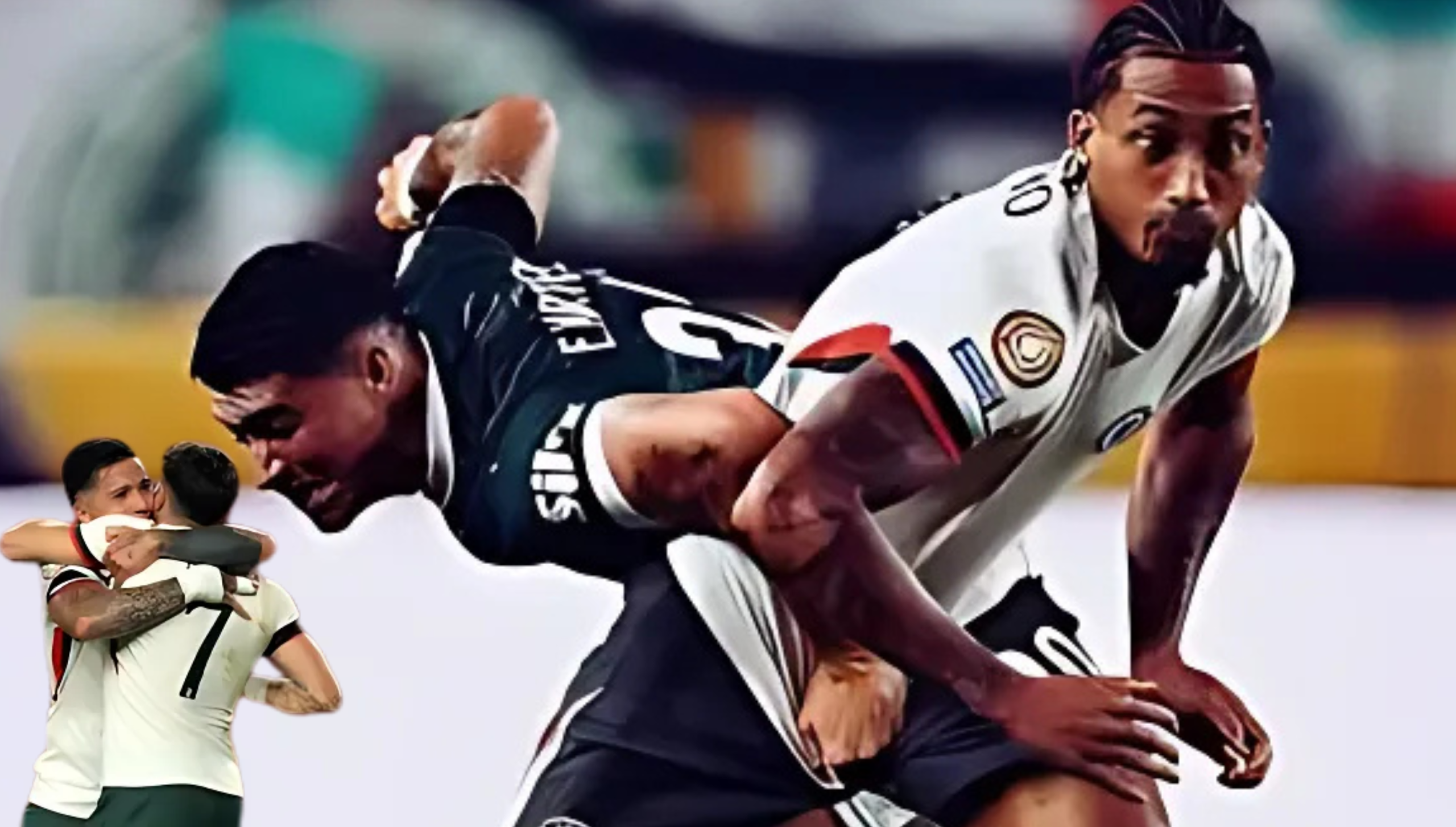 Pemain Chelsea menggiring bola melewati pemain Palmeiras dalam pertandingan Piala Dunia Antarklub 2025