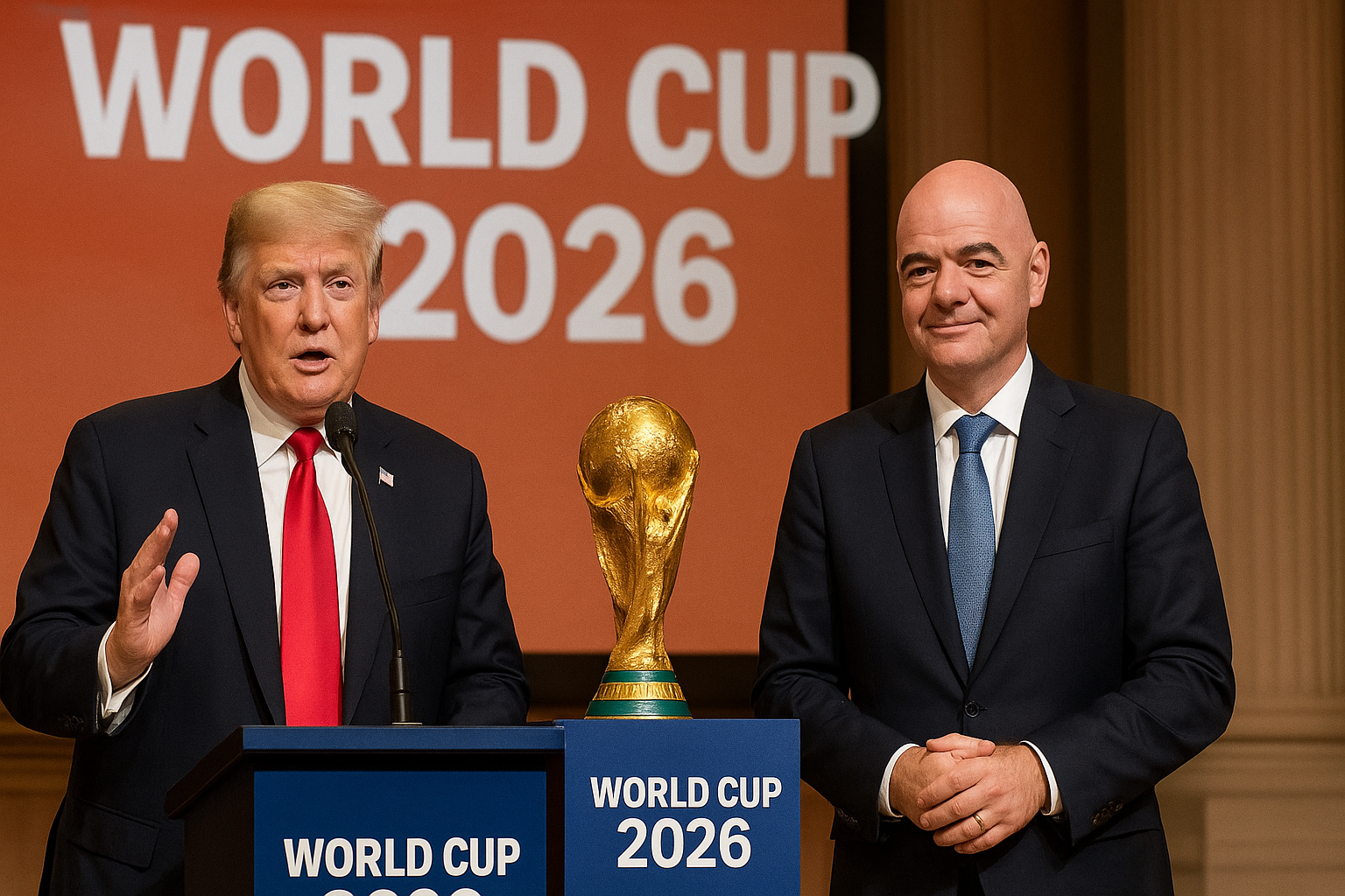 Donald Trump Umumkan Drawing Piala Dunia FIFA 2026 di Kennedy Center Washington DC