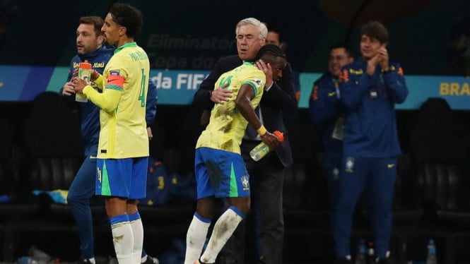 Brasil Kalah dari Bolivia di Kualifikasi Piala Dunia 2026, Ancelotti Tetap Puji Pemainnya