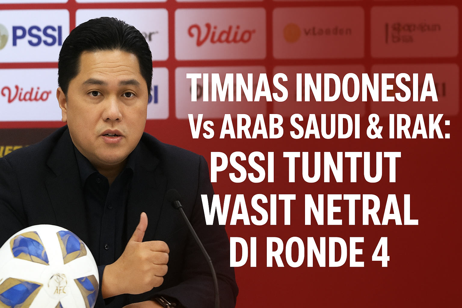 Kontroversi Wasit Kualifikasi Piala Dunia 2026, PSSI Layangkan Protes ke FIFA