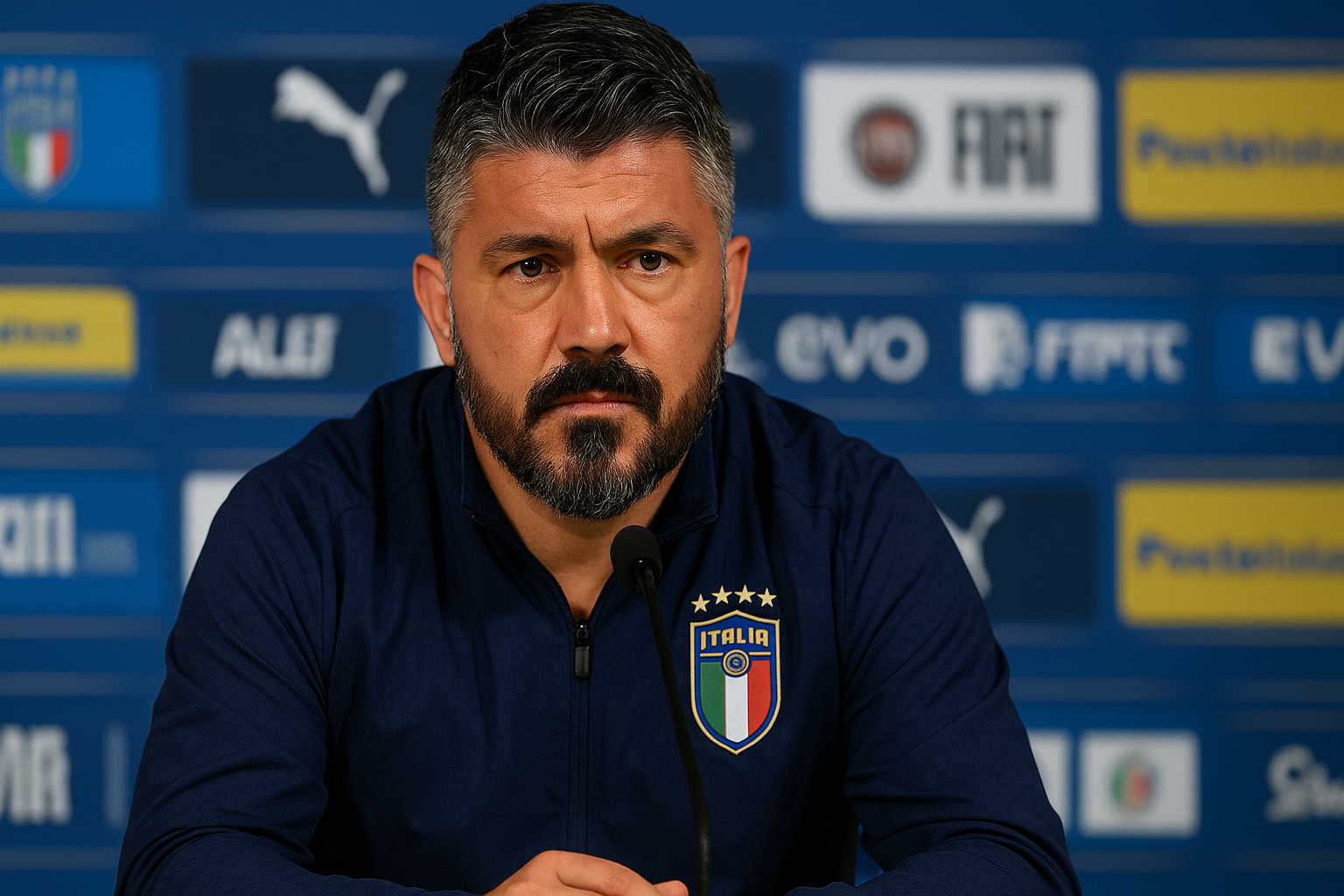 Laga Panas Italia vs Israel, Gattuso: Kami Tetap Bermain