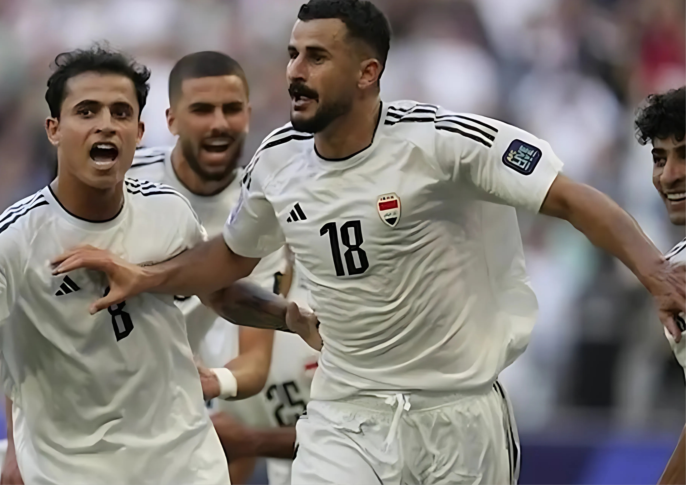 Laga irak pemain berpunggung 18