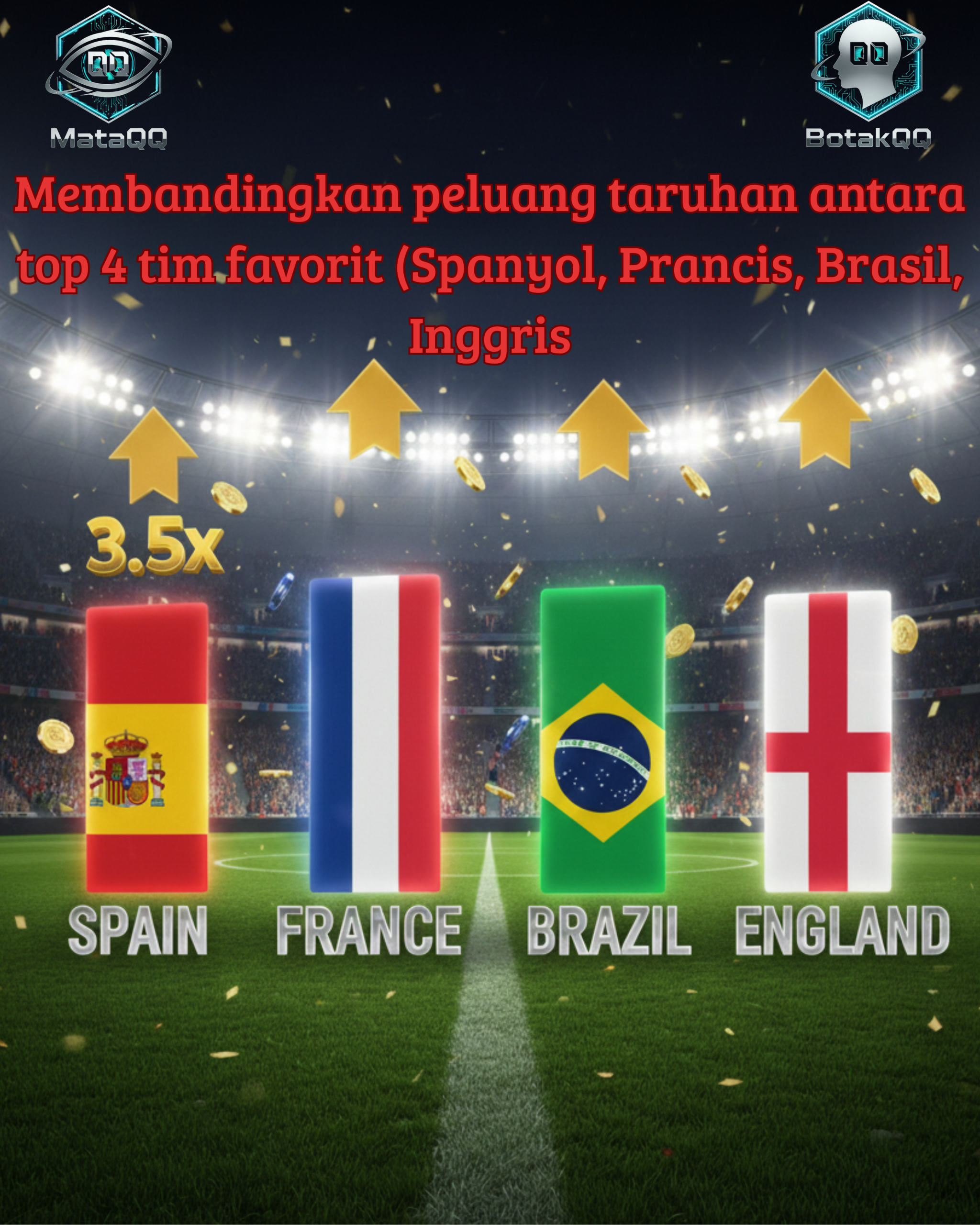 Membandingkan Peluang Taruhan Antara Empat Tim Favorit