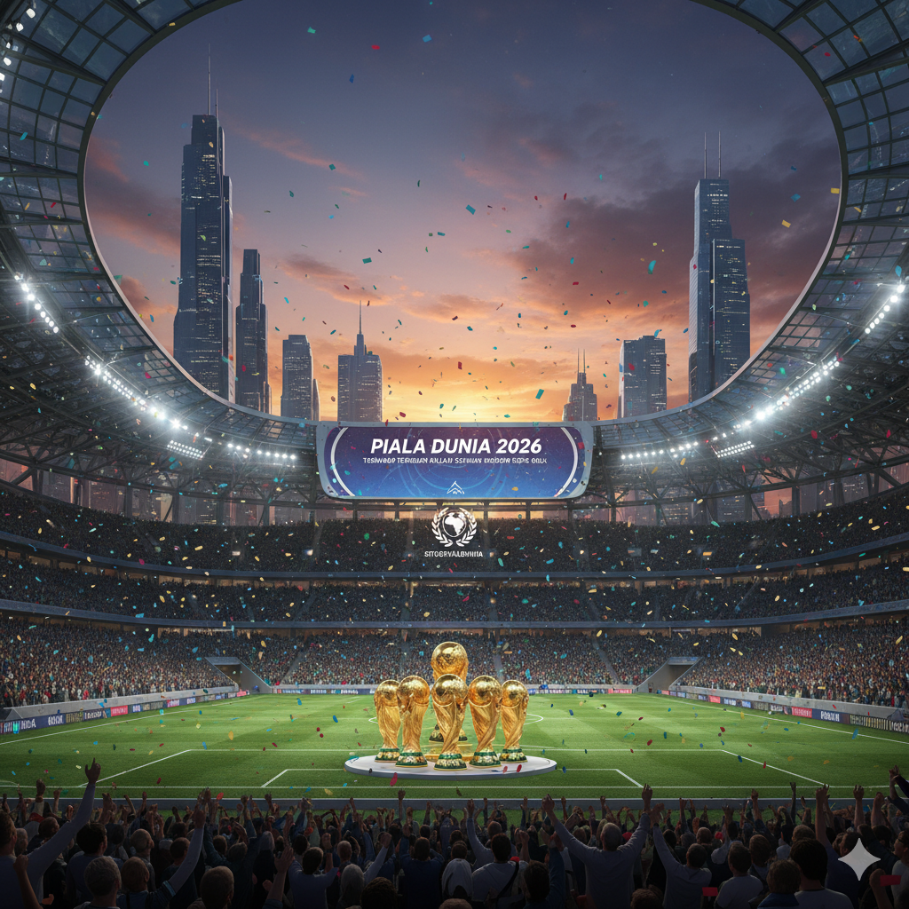 Piala Dunia 2026 Stadion Terbesar Trofi Emas situspialadunia