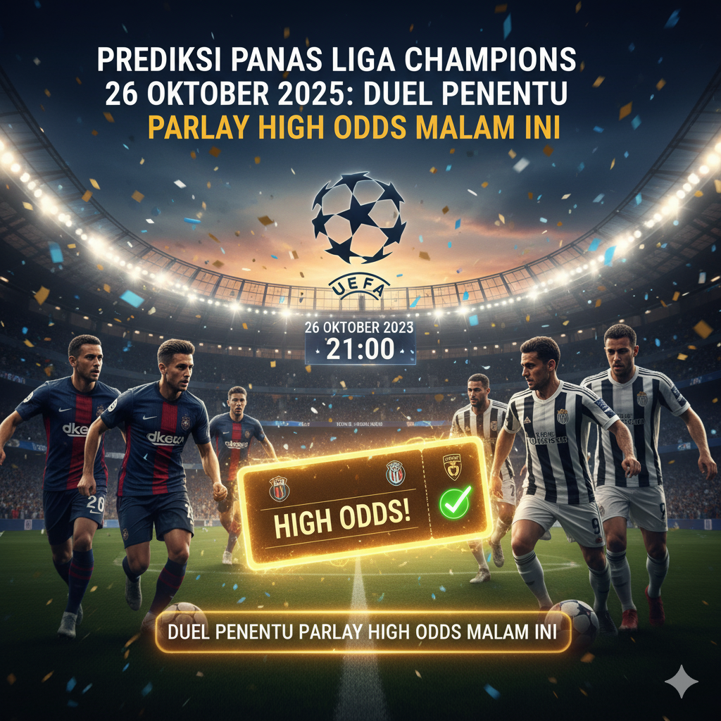 Prediksi Panas Liga Champions 26 Oktober 2025