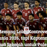 Qatar Memang Lolos Kontroversial ke Piala Dunia 2026, tapi Kaptennya Siap Bangun Sekolah untuk Palestina