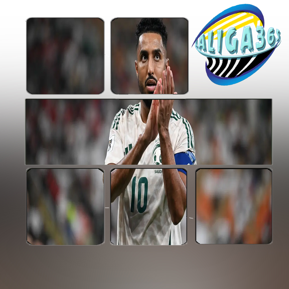 Pemain Arab Saudi, Saleem Al Dawsari, merayakan kemenangan atas Timnas Indonesia pada laga Grup B putaran keempat Kualifikasi Piala Dunia 2026 Zona Asia di King Abdullah Sports City Stadium, Jeddah, pada Kamis (9/10/2025) dini hari WIB. (AP Photo)