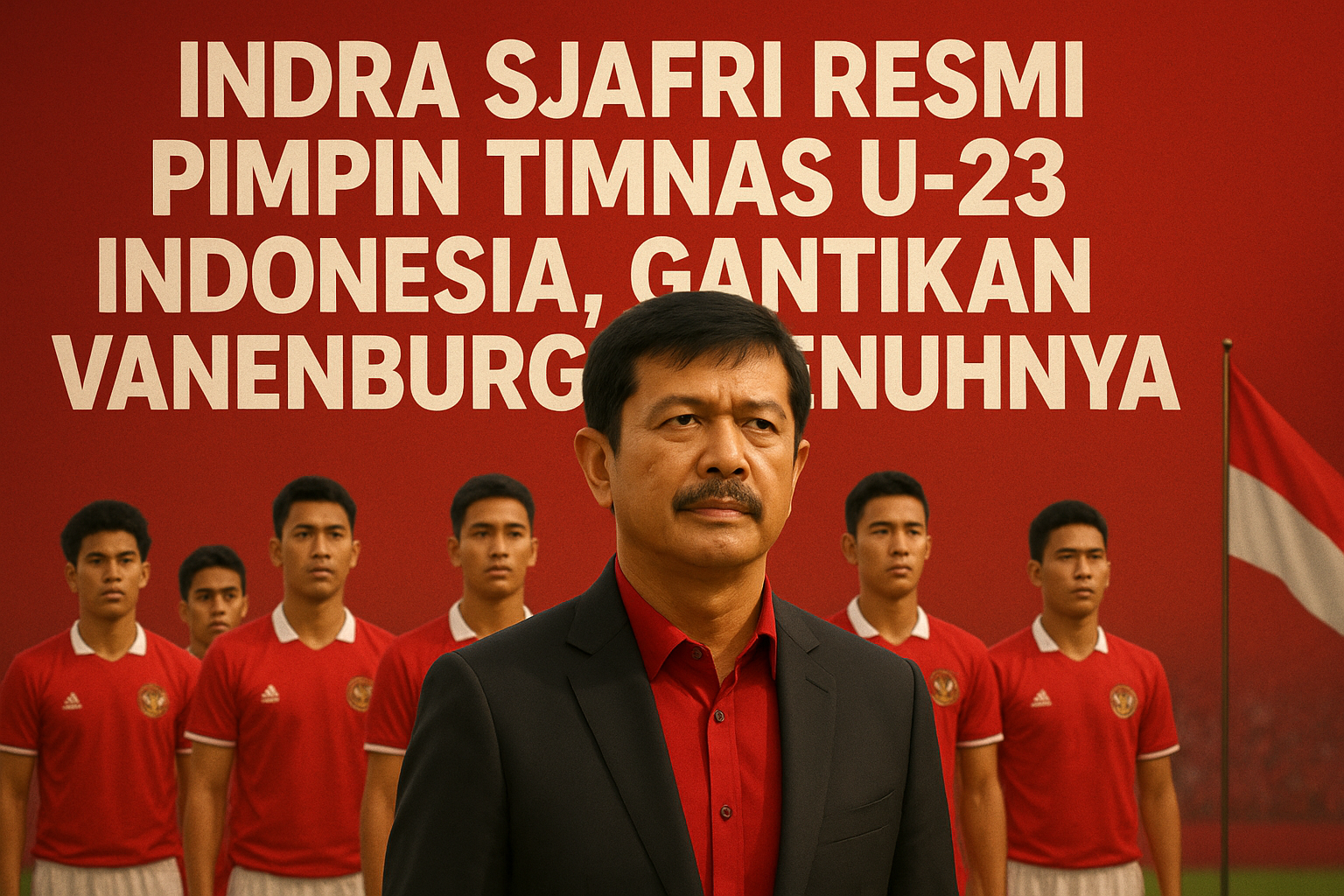 Indra Sjafri Pimpin Timnas U-23 Indonesia Gantikan Vanenburg Sepenuhnya