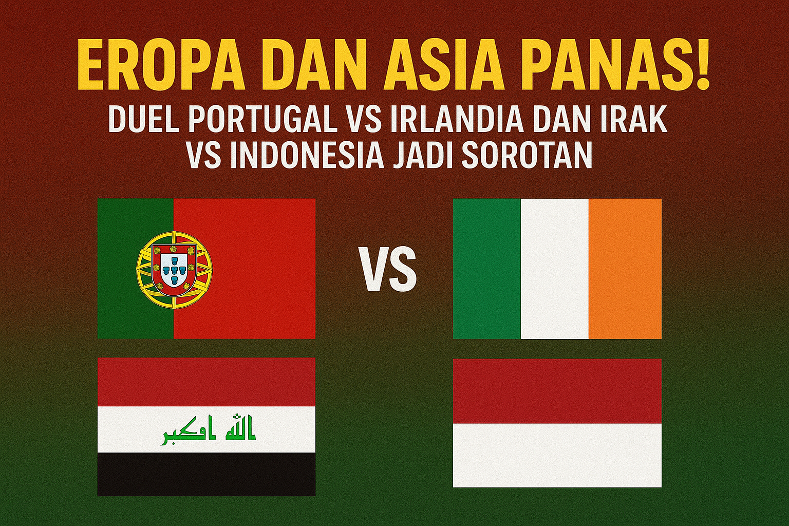 piala dunia 2026 Duel panas