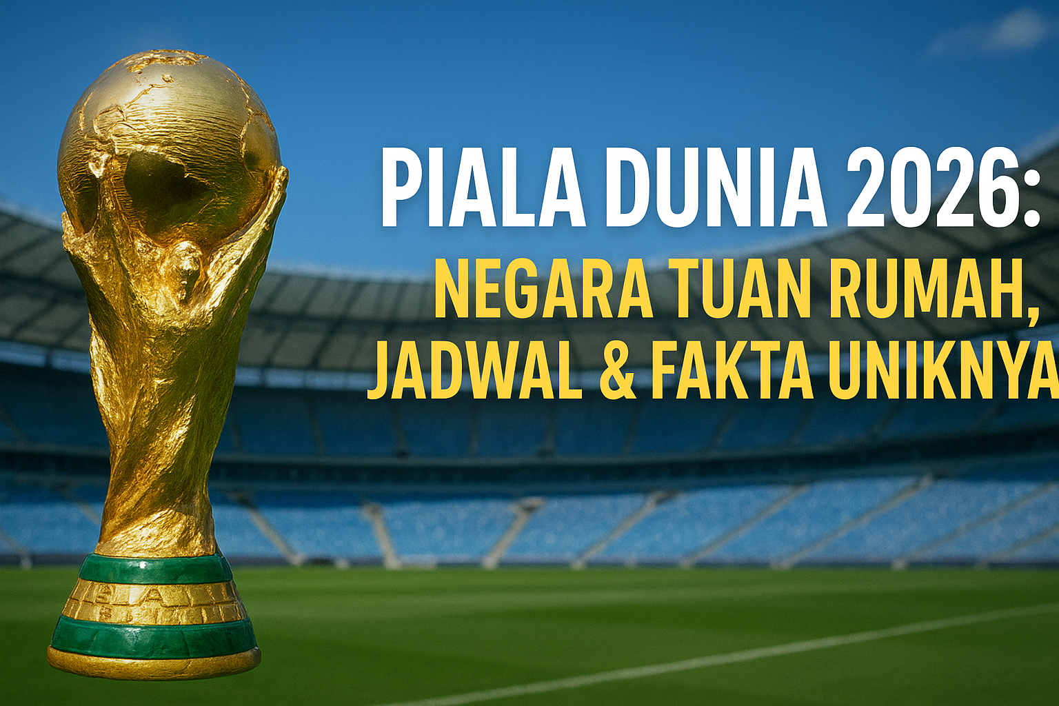 Piala Dunia 2026: Negara Tuan Rumah, Jadwal & Fakta Uniknya