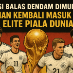 🏆 Misi Balas Dendam Dimulai! Jerman Kembali Masuk Daftar Elite Piala Dunia 2026