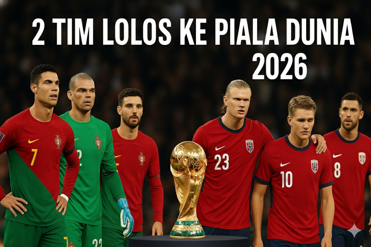 2 Tim Lolos ke Piala Dunia 2026: Portugal Tanpa Ronaldo & Norwegia Siap Ukir Sejarah