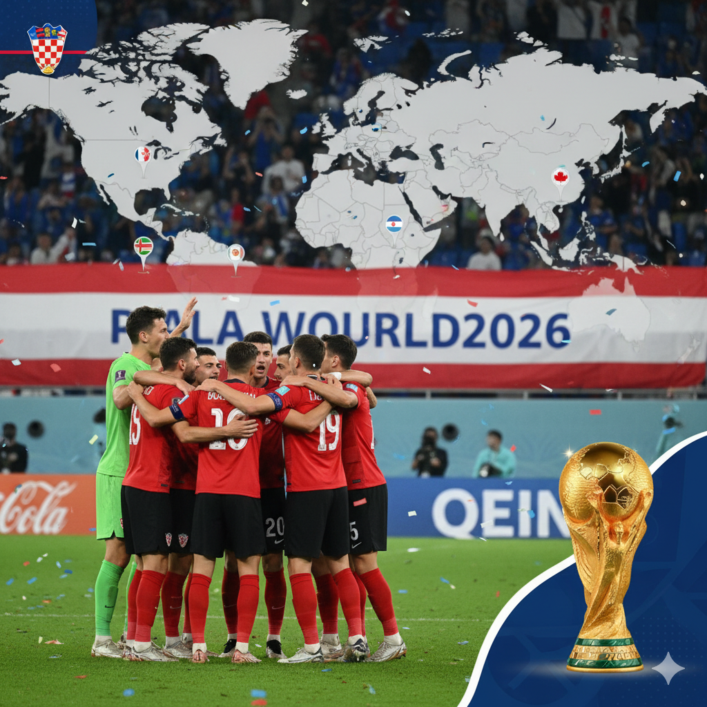 Negara Lolos ke Piala Dunia 2026: Kroasia Jadi Wakil Terbaru dari Eropa