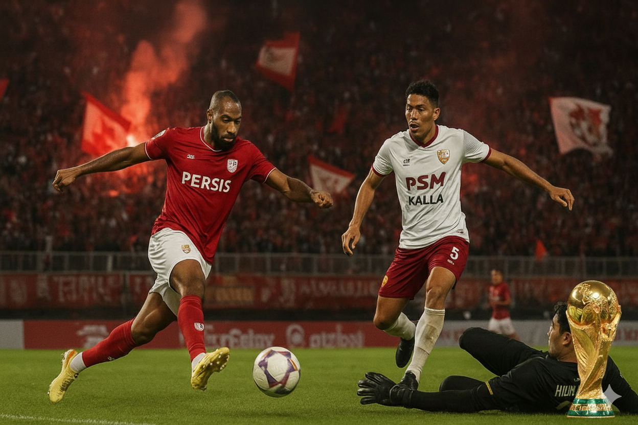 Bomber Persis Solo Berlabel Piala Dunia 2026 Bungkam PSM Makassar di Liga 1: Drama 5 Gol di Stadion Manahan