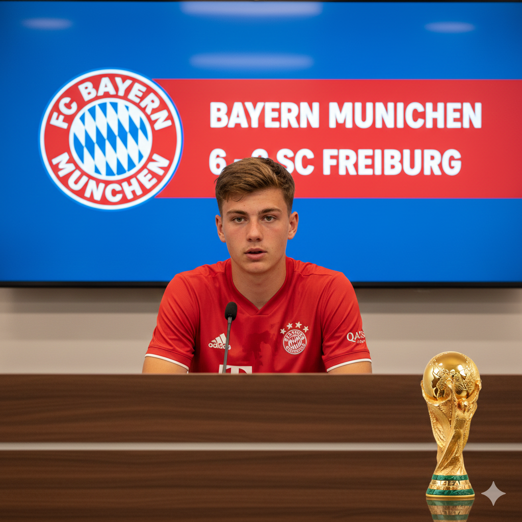 Lennart Karl Bersinar di Bayern Munich, tapi Tetap Realistis Soal Peluang Piala Dunia 2026