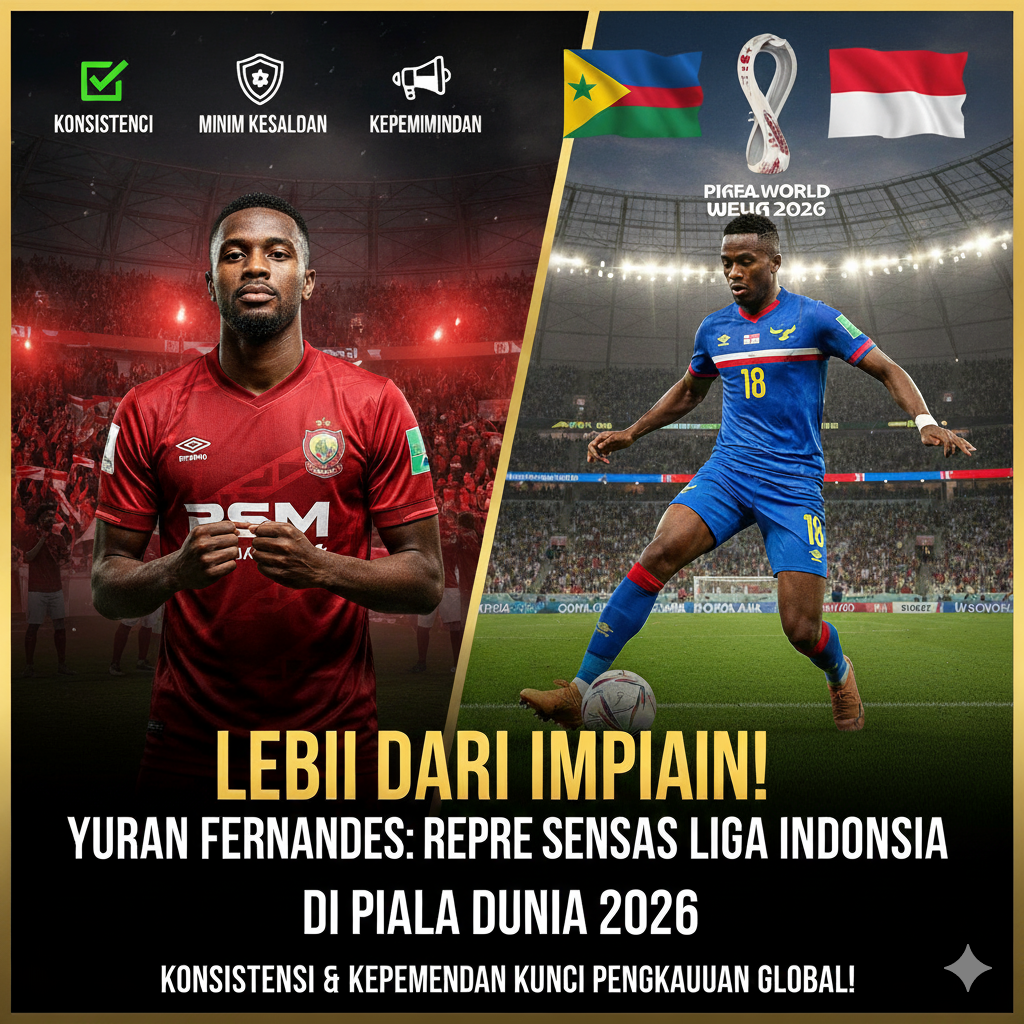 Peluang Yuran Fernandes Tampil di Piala Dunia 2026, Harus Tampil Konsisten Bersama PSM Makassar