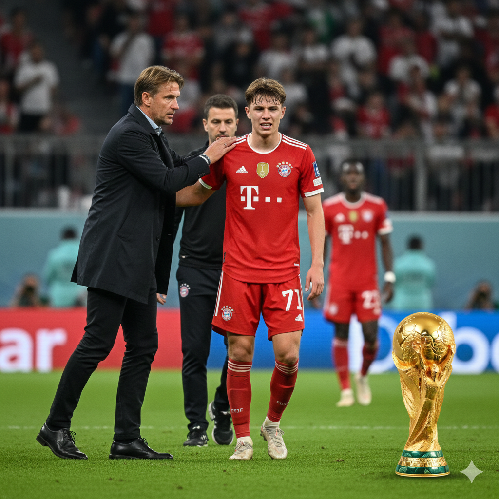 Lennart Karl Bersinar di Bayern Munich, tapi Tetap Realistis Soal Peluang Piala Dunia 2026