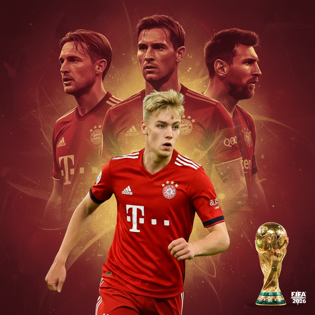 Lennart Karl Bersinar di Bayern Munich, tapi Tetap Realistis Soal Peluang Piala Dunia 2026