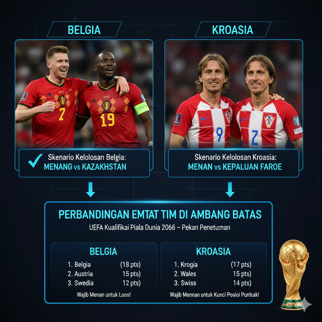 14 tiket tersisa menuju Piala Dunia 2026 akan diperebutkan November ini