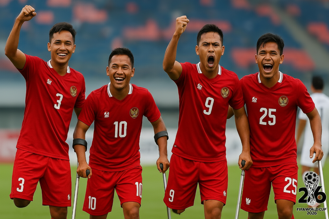 Timnas Amputasi Indonesia Bantai Suriah 5-0, Amankan Posisi Puncak Grup A Piala Asia 2025