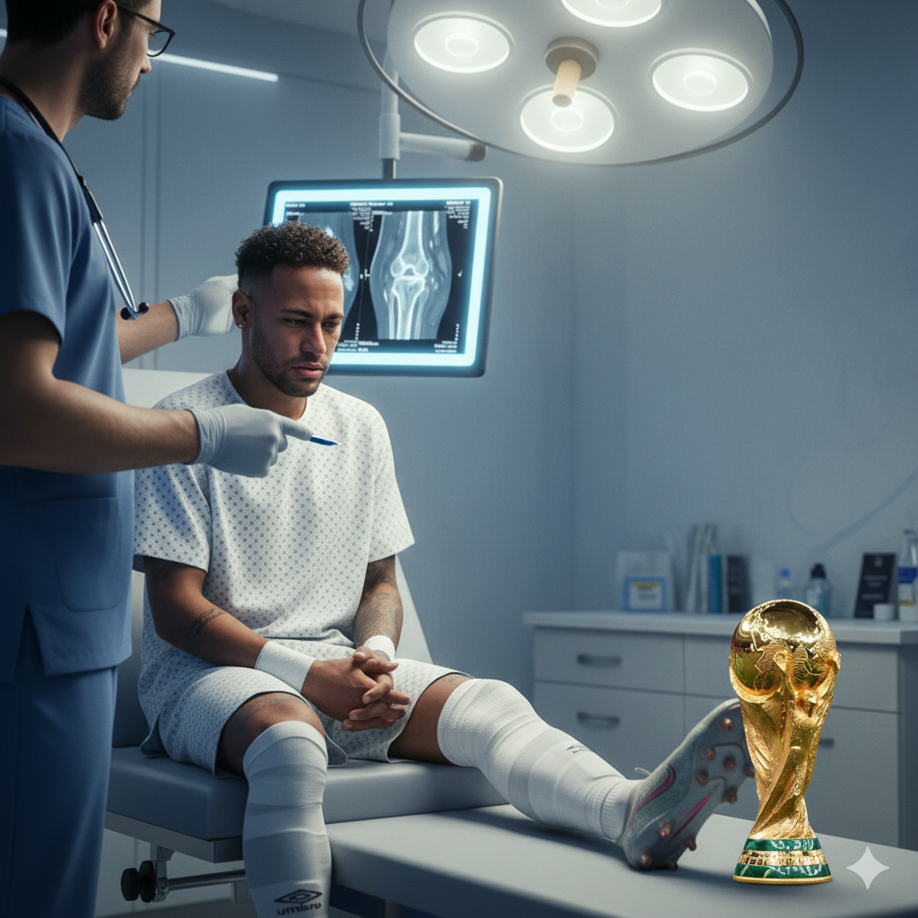 Cedera Lutut Parah Hancurkan Harapan Neymar Tampil di Piala Dunia 2026