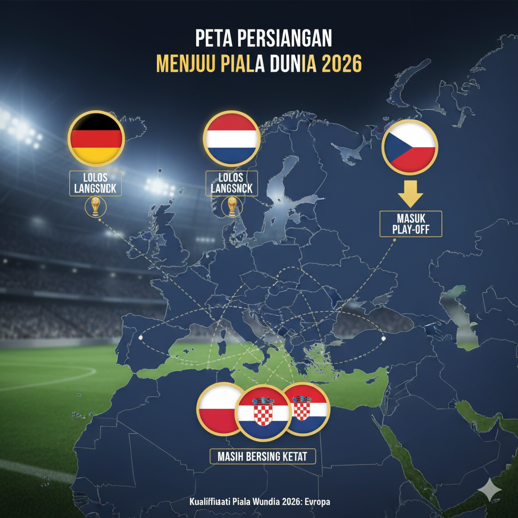 Pesta Gol Jerman & Belanda Warnai Kualifikasi Piala Dunia 2026: Ini Hasil Lengkapnya