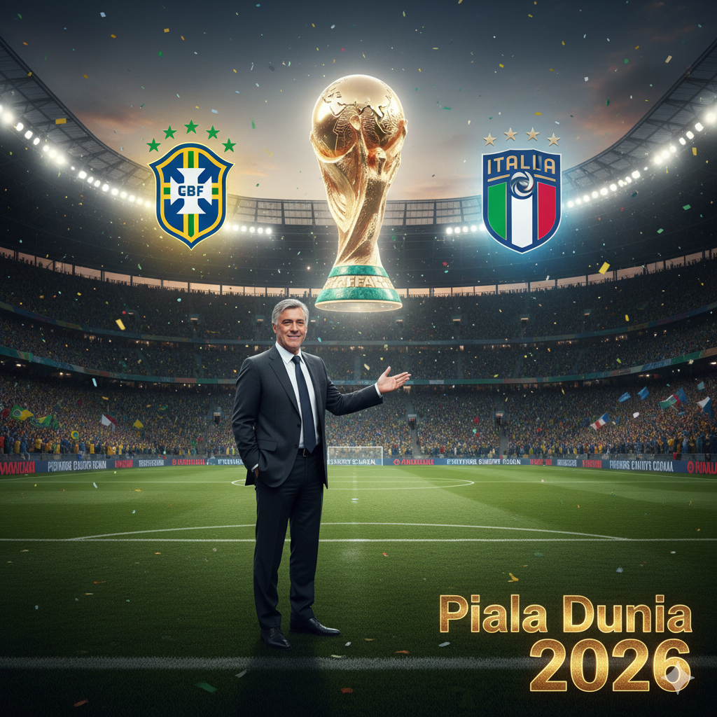 Alasan Italia Bisa Lolos ke Piala Dunia 2026 & Mewujudkan Final Impian vs Brasil
