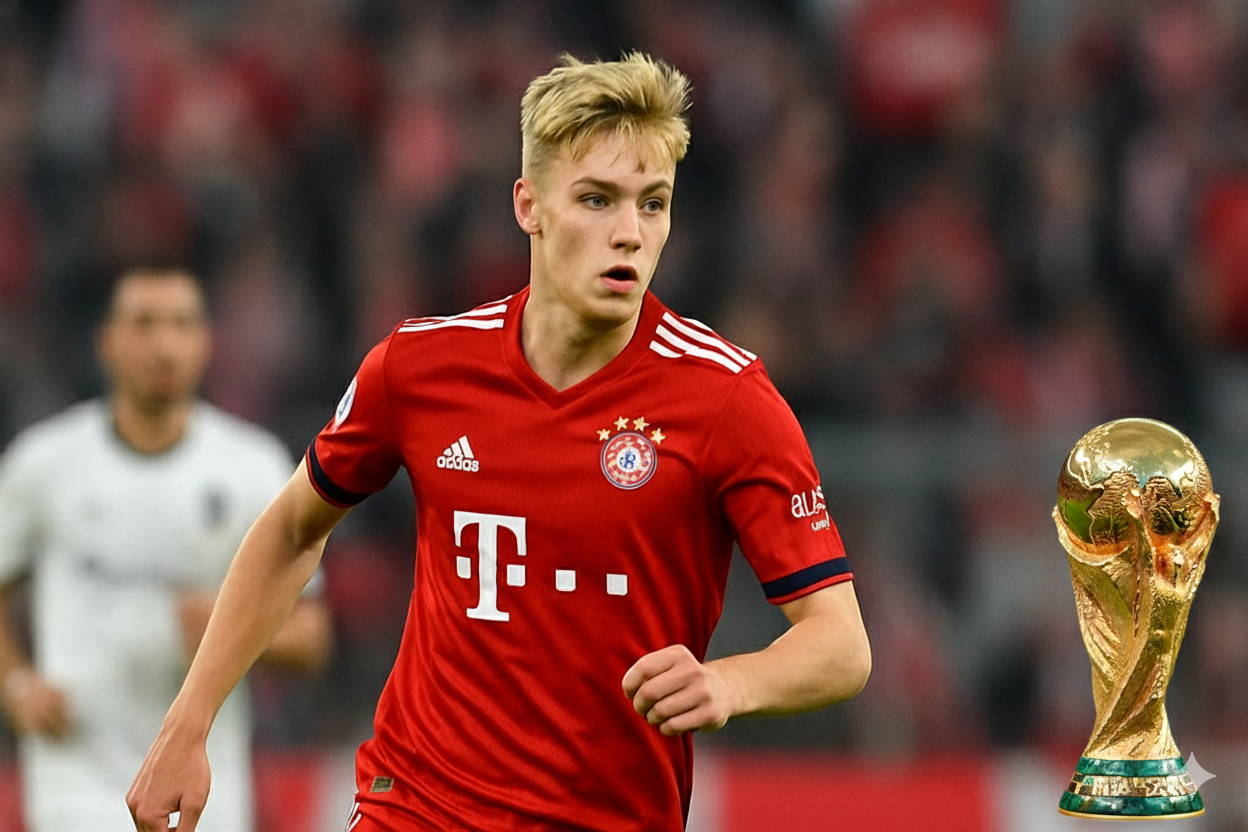 Lennart Karl Bersinar di Bayern Munich, tapi Tetap Realistis Soal Peluang Piala Dunia 2026
