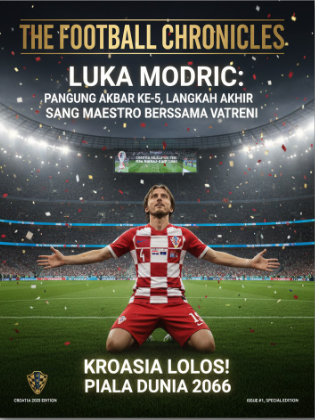 Luka Modric Loloskan Kroasia ke Piala Dunia 2026
