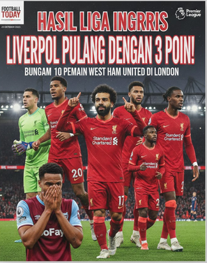 Hasil Liga Inggris: Bungkam 10 Pemain WestHam United di London