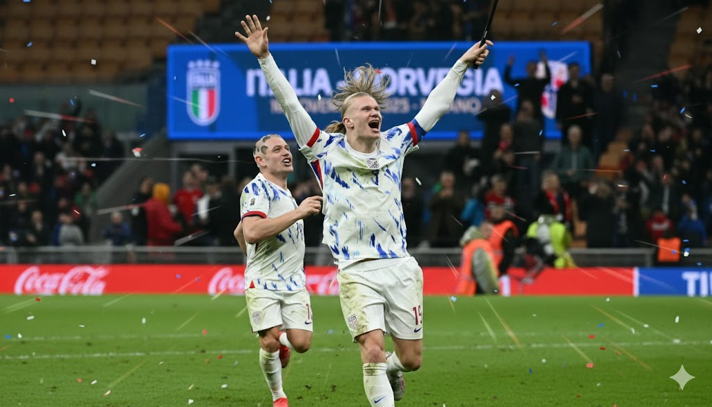 Erling Haaland membawa Norwegia lolos ke Piala Dunia 2026