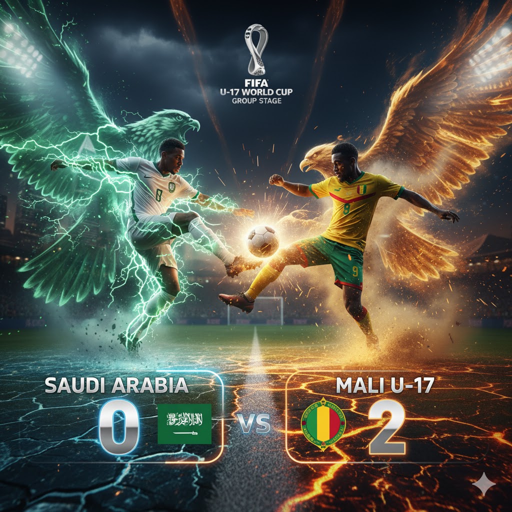 hasil pertandingan Mali vs Arab Saudi U-17 2025 di Piala Dunia U-17 - World Ciup