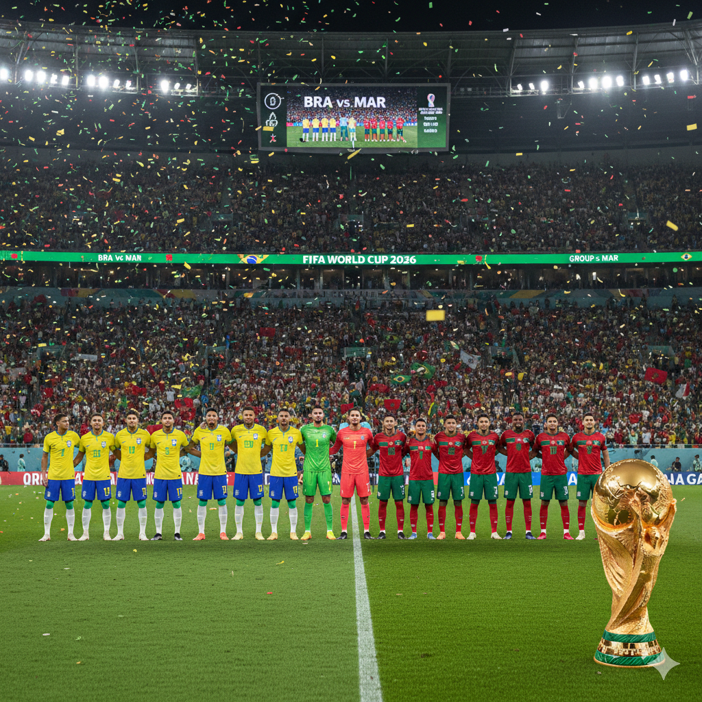 Hasil Drawing Piala Dunia 2026: Grup Neraka Brasil–Maroko, Inggris–Kroasia, dan Belanda–Jepang Panaskan Persaingan