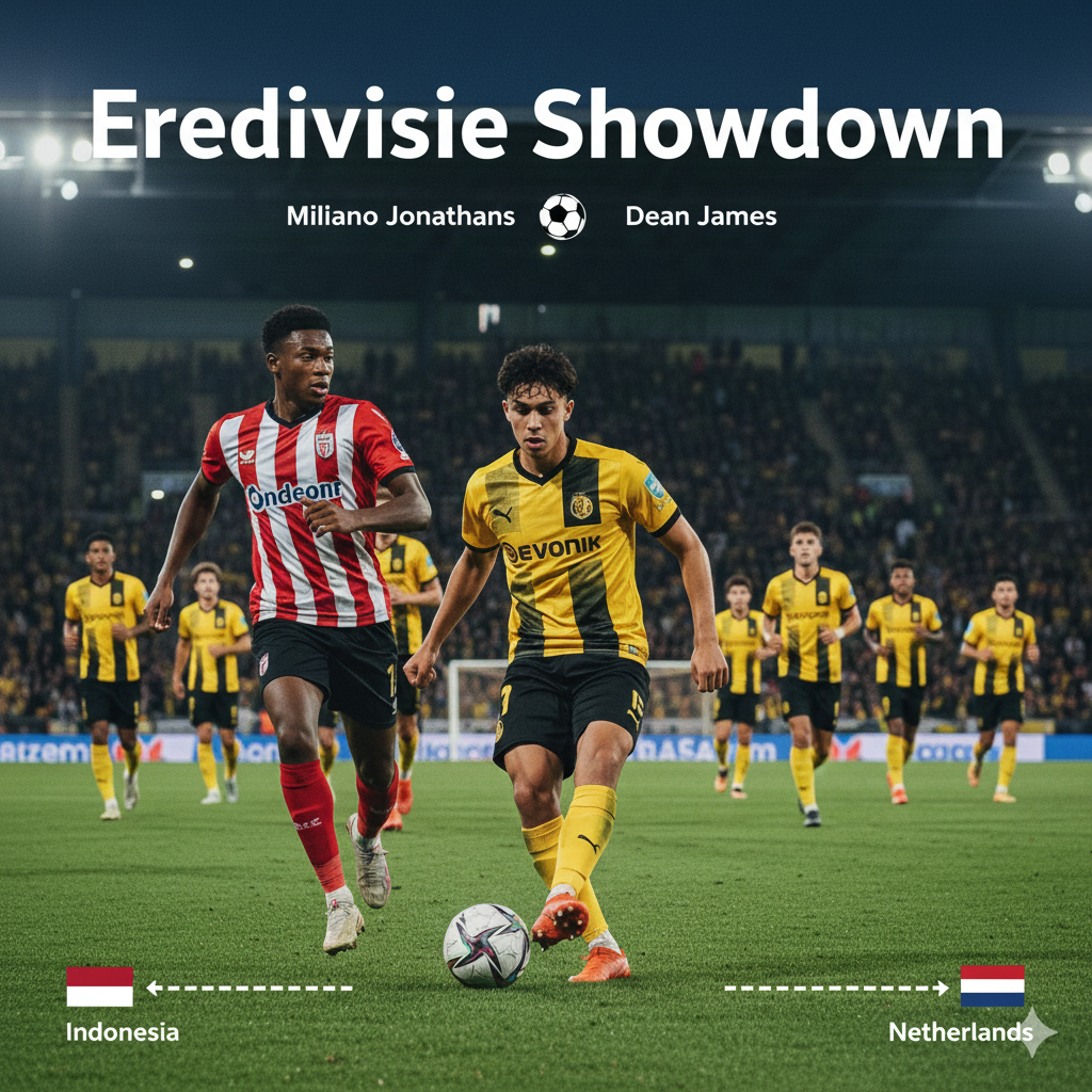 Gagal Berduel dengan Dean James di Eredivisie, Miliano Jonathan Gagal Berduel dengan Dean James di Eredivisie, Miliano Jonathan